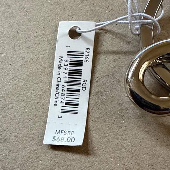 Coach Rose Gold Bear Keychain - Picture 2 of 2